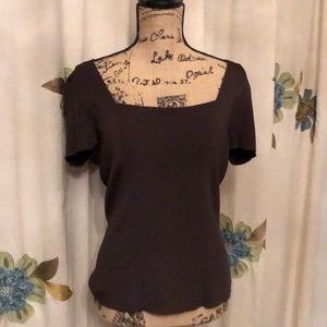 Talbots Brown Top